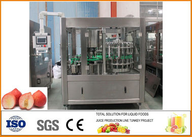 Chine Pêche \ abricot \ OU Li 6000 bouteilles de chaîne de production de boisson de bouteille en verre par heure fournisseur