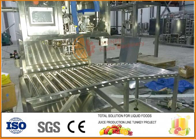 machine de remplissage chaude aseptique de BAVOIR de jus et de confiture de 10L 120-150 Bags/h