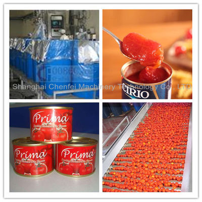 Accomplissez la chaîne de production de sauce tomate de ketchup de boîte en fer blanc garantie de 1 an